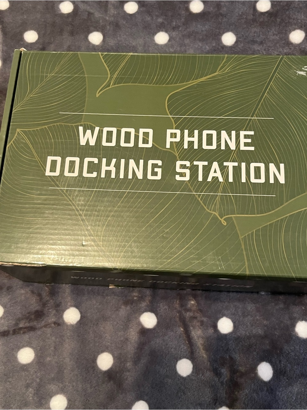 Wood Phone Docking Station – Brown